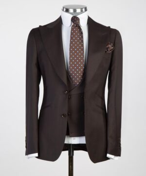 Dark brown  Male suit