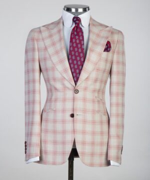 check pattern   Male suit