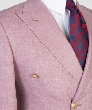 pink breasted suit for men