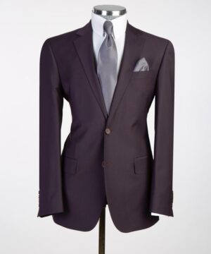 Gray stripped suit for men