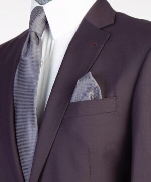 Gray stripped suit for men